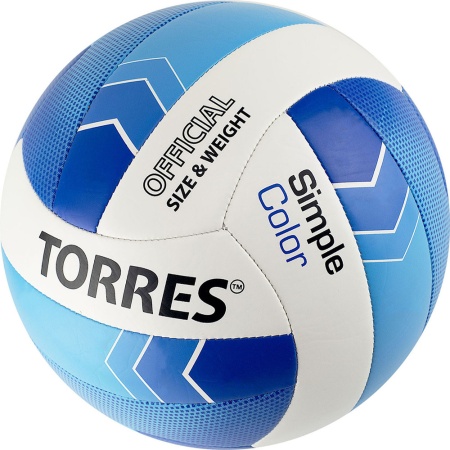 Купить Мяч волейбольный Torres Simple Color любительский р.5 в Кондопоге 
